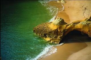 Küste - Strand der Algarve in Portugal